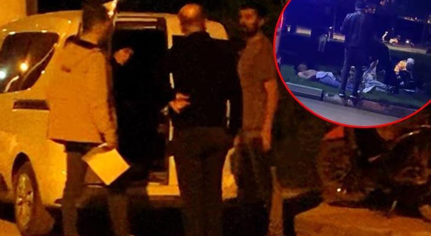 Kız arkadaşlarının yanında lazerle taciz edilip, bıçaklı saldırıya uğradılar: 1 kişi tutuklandı
