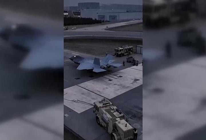 TUSAŞ’tan yerli muharip uçak KAAN’ın yeni görüntüsü