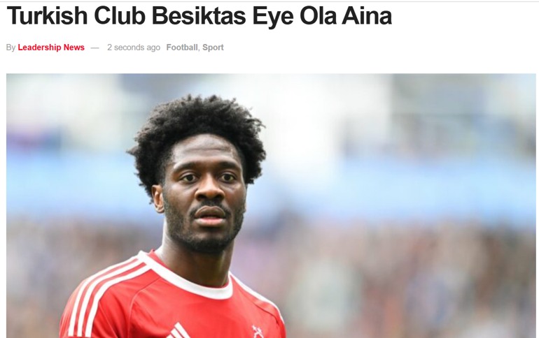 Ole değil Ola Beşiktaştan sağ bek hamlesi: Galatasarayın transfer listesindeydi