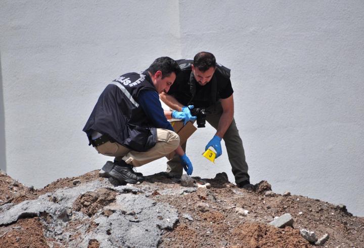 Okul inşaat kazısında polisi alarma geçiren ihbar