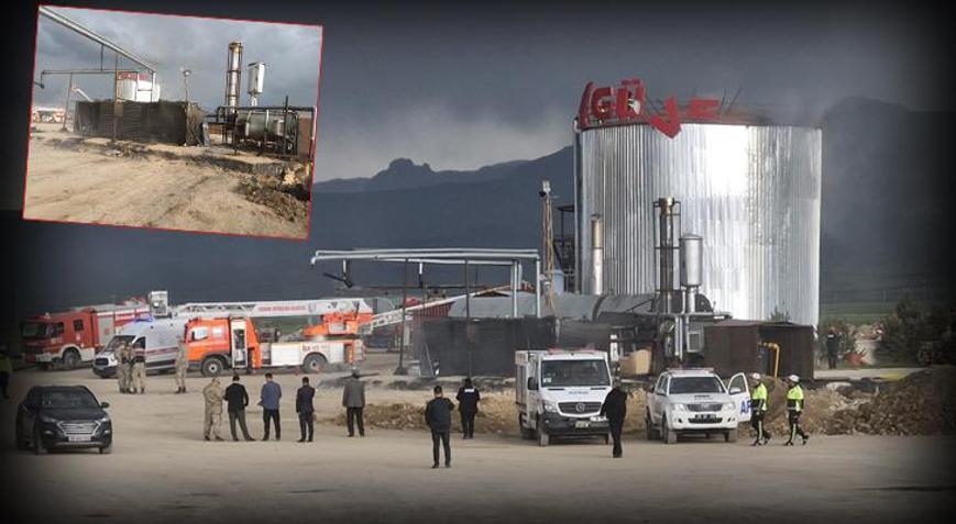 Erzurum’da asfalt üretim tesisinde patlama: 1 ölü, 1 yaralı