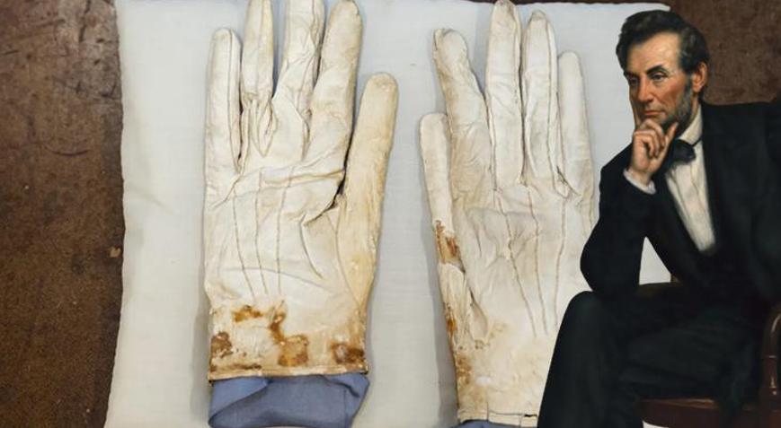 Kanlı eldivenler rekor fiyata satıldı! Abraham Lincoln’ün eşyaları vakfın borçlarını kapatacak