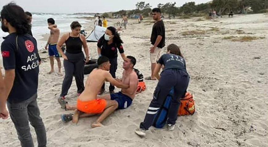 İzmir’de kahreden olay! boğulma tehlikesi geçiren iki çocuğu kurtarmak isterken boğuldu