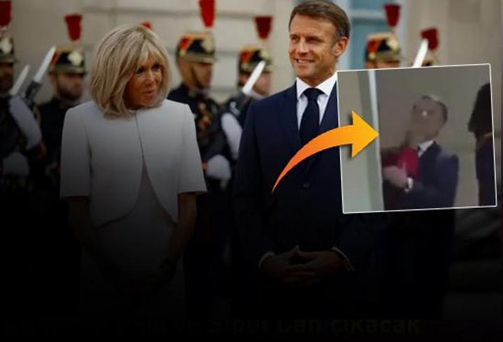Macron Eşi Brigitte’ten Tokat mı Yedi? Çok Konuşulan Görüntüler!