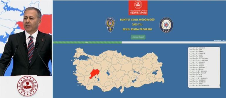 20 bin polis tek tuşla atandı! Bakan Yerlikaya yeni atama sisteminin detaylarını paylaştı