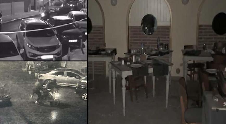 Kağıthane’de dehşet anları! Eğlence mekanına el bombalı saldırı kamerada