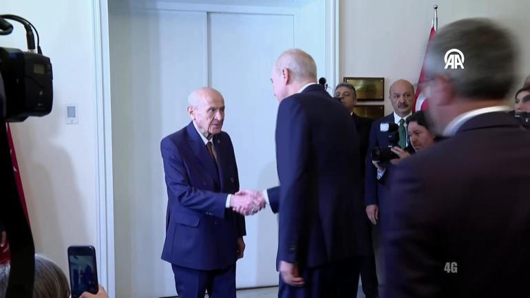 TBMM Başkanı Numan Kurtulmuş ve MHP lideri Devlet Bahçeli bir araya geldi: Yeni süreç başlamıştır