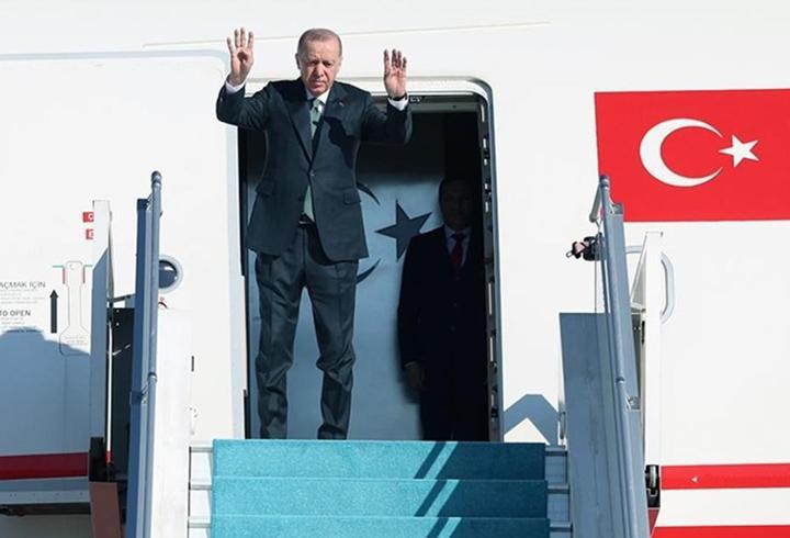 Cumhurbaşkanı Erdoğan Azerbaycan’dan ayrıldı