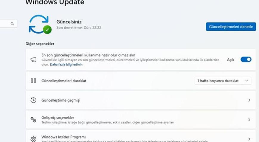 Windows Update ile birlikte tüm uygulamalar ve sürücüler de güncellenecek