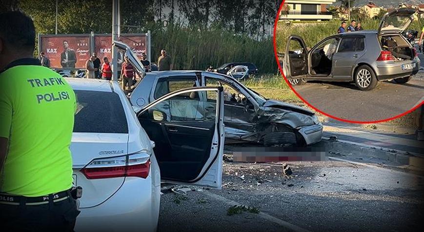 Fethiye’de feci kaza! 2 otomobil çarpıştı: 1 ölü, 3 yaralı