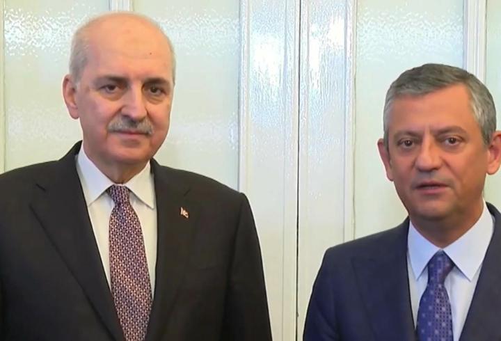 TBMM Başkanı Numan Kurtulmuş, CHP lideri Özgür Özel’i ziyaret etti