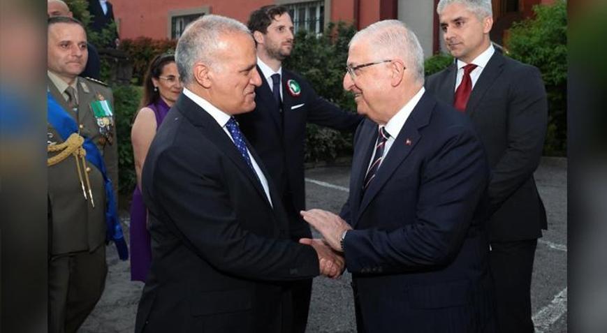 Bakan Güler İtalya Milli Günü resepsiyonuna katıldı! NATO açıklaması