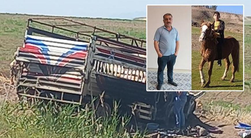 Katledilen baba ve oğul yan yana toprağa verildi