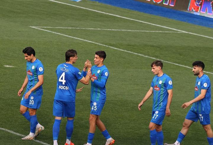 Çaykur Rizespor, 5 gollü galibiyetle sezona veda etti