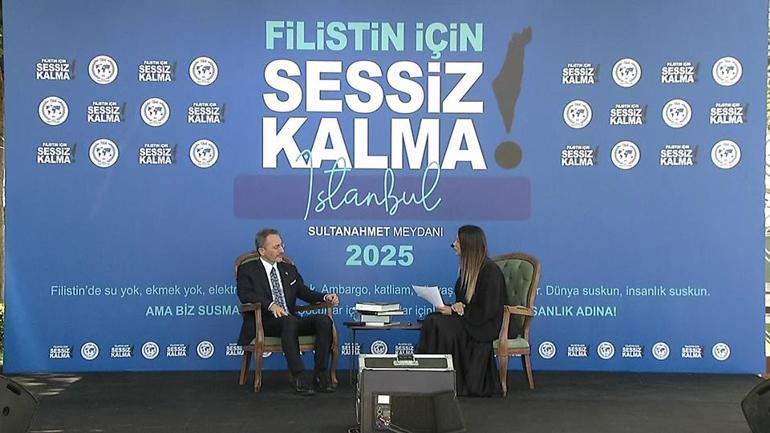 Gazze için canlı yayın nöbeti