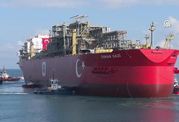“Osman Gazi” görev yerine ulaştı: Karadeniz’de doğal gaz üretimi iki katına çıkacak
