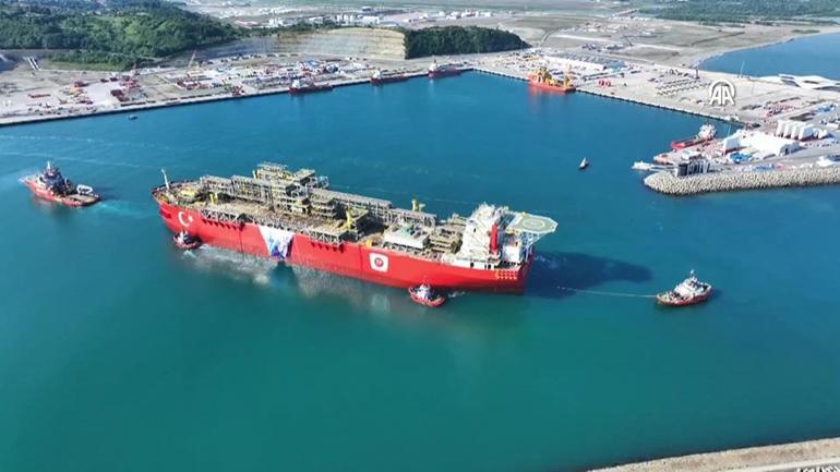 Osman Gazi görev yerine ulaştı: Karadenizde doğal gaz üretimi iki katına çıkacak