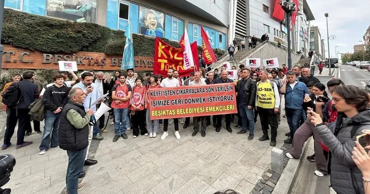 Beşiktaş Belediyesi’nde işçi kıyımı protesto edildi! Onlarca işçi kısa mesajla işten çıkarıldı