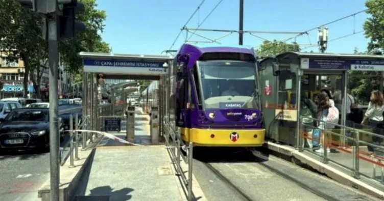 Kabataş-Bağcılar tramvay hattında teknik arıza vatandaşı perişan etti