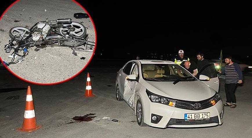Kocaeli’de feci kaza! Otomobil ile motosiklet çarpıştı; 1 ölü, 2 yaralı