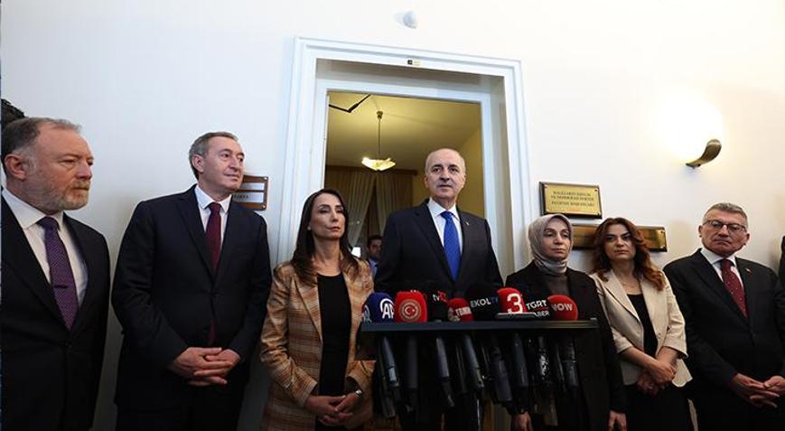 TBMM Başkanı Kurtulmuş’tan DEM Parti ve İYİ Parti’ye ziyaret
