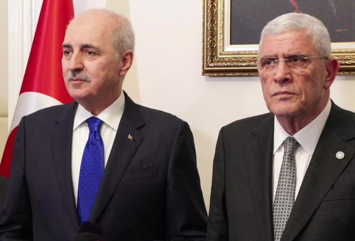 TBMM Başkanı Numan Kurtulmuş, İYİ Parti’yi ziyaret etti: Terörsüz Türkiye oluşturulacak