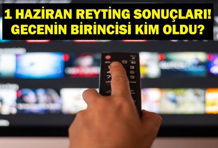 1 HAZİRAN REYTİNG SONUÇLARI: 1 Haziran reyting sonuçları açıklandı mı? Maymunlar Cehennemi: Şafak Vakti, Teşkilat, Kızılcık Şerbeti, Çok Güzel Hareketler 2, Kim Milyoner Olmak İster?, Survivor, Deli Deli Küpeli gecenin birincisi kim oldu?