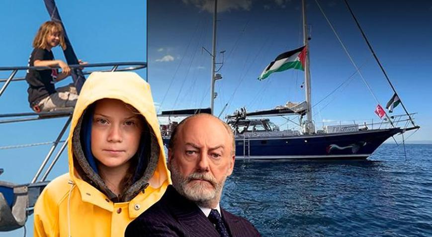 Gazze yolundaki ünlü isimlere tehdit: ‘Umarım yüzme biliyorlardır’