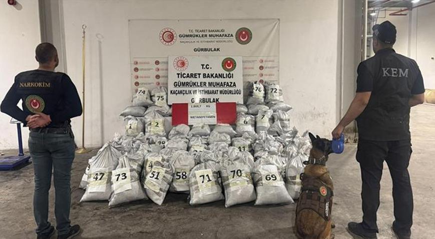 Gürbulak uyuşturucu operasyonu tarihe geçti: 1,8 ton metamfetamin ele geçirildi