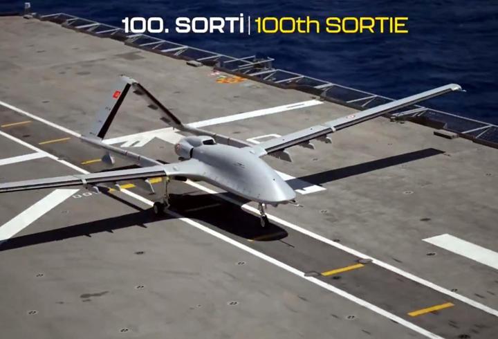 Bayraktar TB3, TCG Anadolu’daki 100. sortisini başarıyla tamamladı!