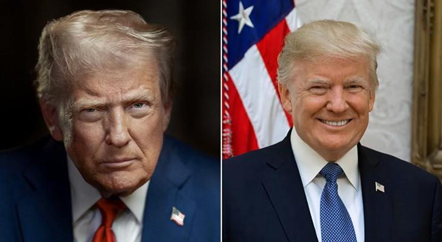 Bu kez yüzü gülmüyor! Beyaz Saray Trump’ın yeni portresini yayınladı