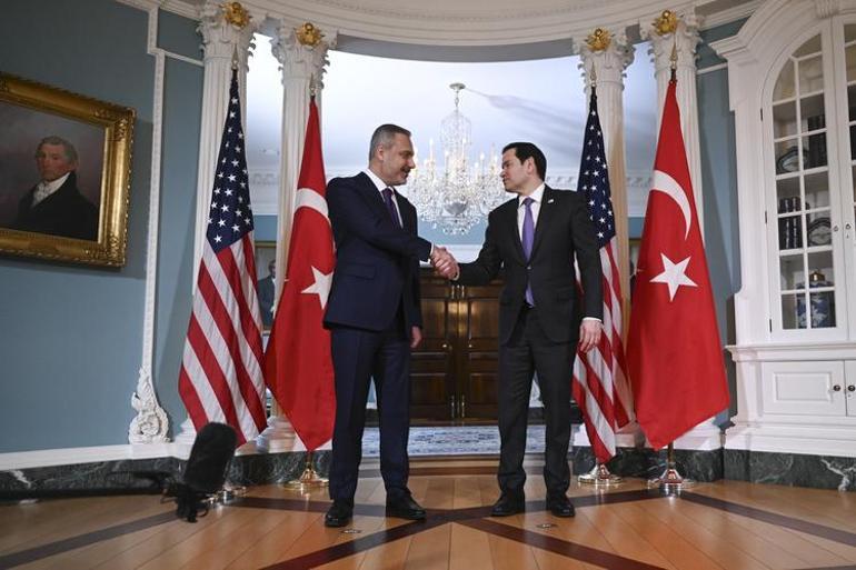 Dışişleri Bakanı Hakan Fidan, ABDli mevkidaşı Marco Rubio ile görüştü