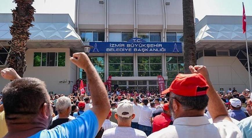 İzmir’de halef selef arasında gerginlik