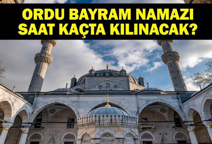 ORDU BAYRAM NAMAZI SAATİ 2025 – Ordu’da Kurban Bayramı namazı saat kaçta, ne zaman kılınacak? Diyanet bayram namazı vakti