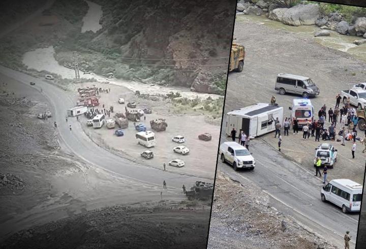 Askerleri taşıyan midibüs devrildi: 12 yaralı!