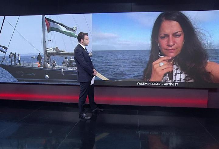 Dünyanın gözü bu yardım gemisinde! Türk aktivist CNN TÜRK’e canlı bağlandı, yolculuğu anlattı