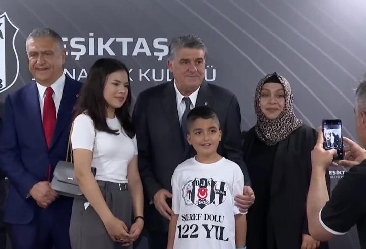 Beşiktaş’ta bayramlaşma töreni!