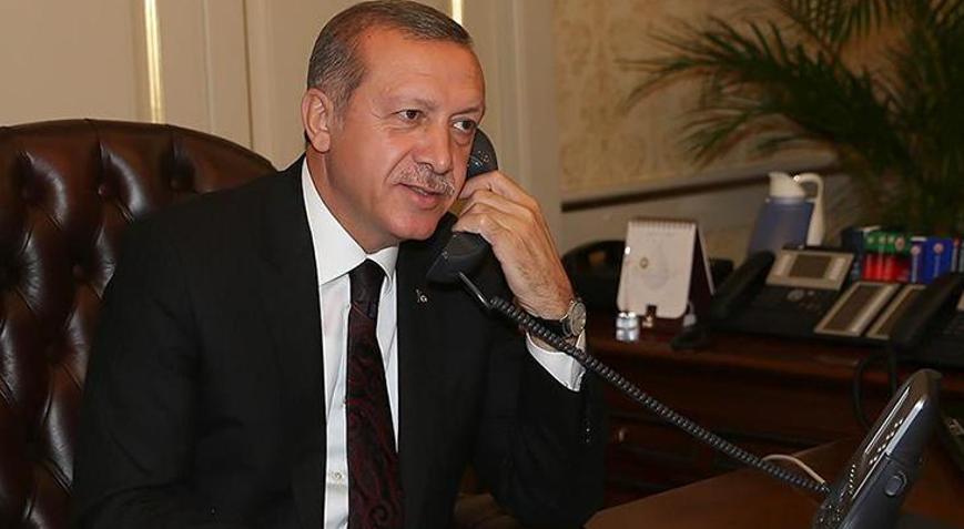 Cumhurbaşkanı Erdoğan, 3 liderle bayram görüşmesi yaptı