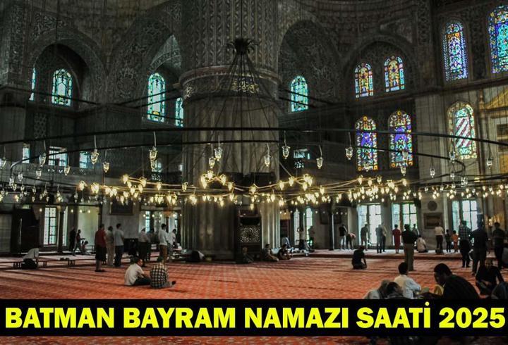 BATMAN BAYRAM NAMAZI SAATİ 2025 – Batman’da Kurban Bayramı Namazı Ne Zaman, Saat Kaçta Kılınacak? Diyanet Bayram Namazı Vakti