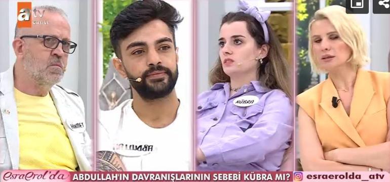 ESRA EROL ABDULLAH ÜÇÖZ KİMDİR TikTok canlı yayını Esra Erol’da Kübra ve Abdullah Gerilimi Hikmet Bey’den Şok Metrobüs İddiası: “Kaçak Biniyorsunuz”