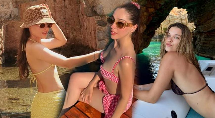 Ünlü isimler yaz sezonunu açtı! Afra Saraçoğlu, Cemre Baysel ve Simay Barlas’tan plaj pozları