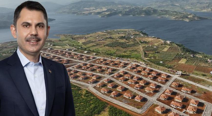 Göl manzaralı köy evleri tamamlandı! Bakan Kurum: Yıl sonunda tüm kardeşlerimiz evlerinde olacak