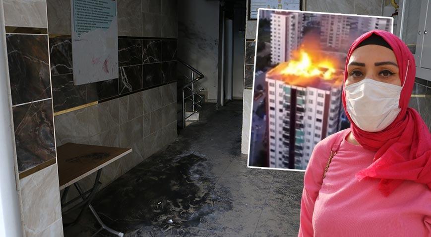 Diyarbakır’daki yangından son anda kurtuldu! ‘Sakın aşağı atlamayın’