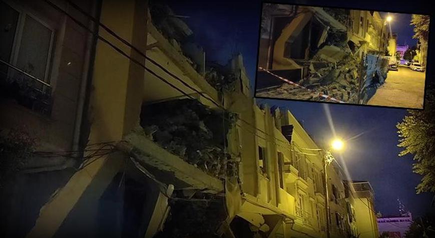 Avcılar’da 6 katlı binada kısmi çökme meydana geldi