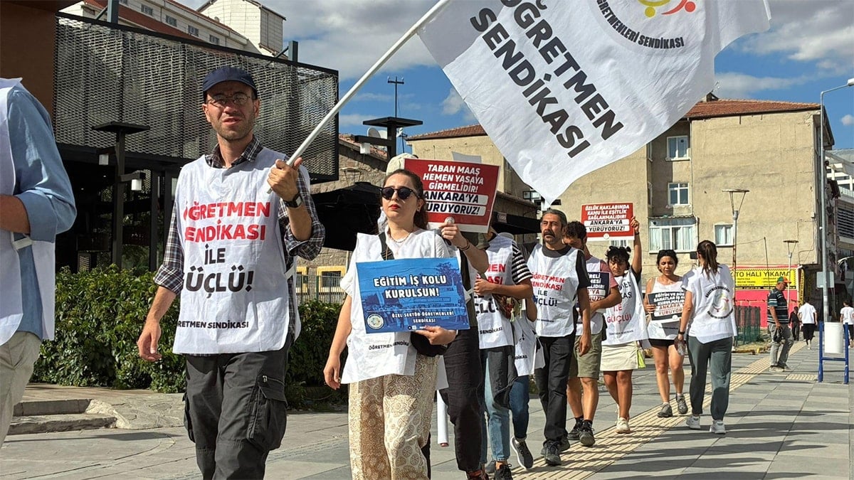 Özel sektör öğretmenlerinden ‘Büyük Öğretmen Yürüyüşü’nden sonra açıklama