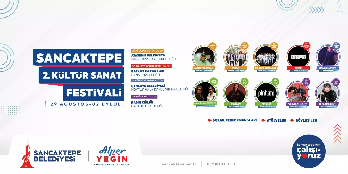 Sancaktepe’de Kültür Sanat Festivali Başlıyor