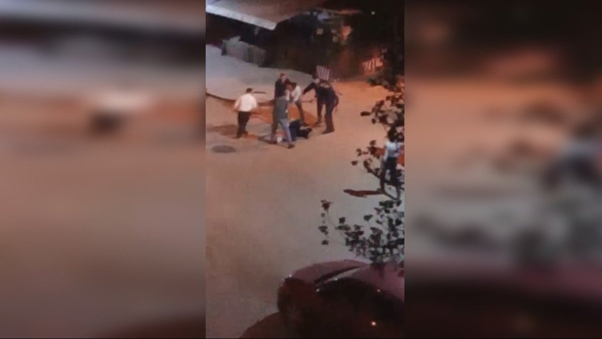 Ankara’da sokak ortasında öldüresiye darp: O anlar kamerada