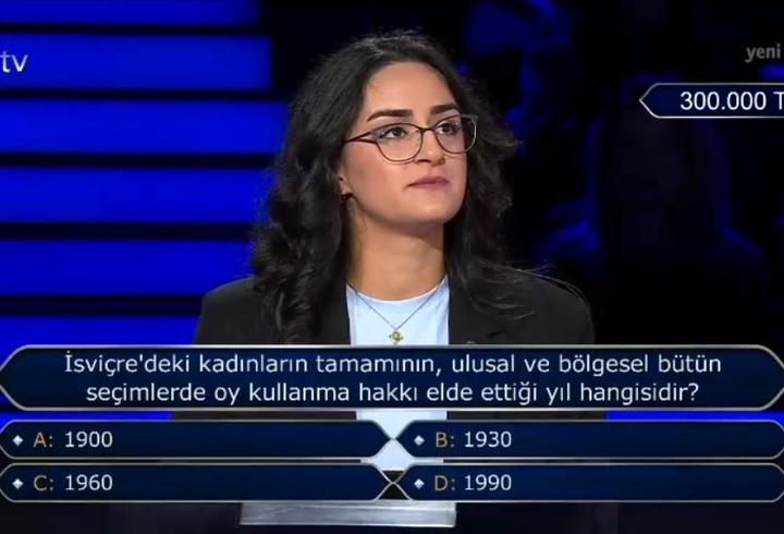 İsviçre’deki kadınların tamamının ulusal ve bölgesel bütün seçimlerde oy kullanma hakkı elde ettiği yıl hangisidir?