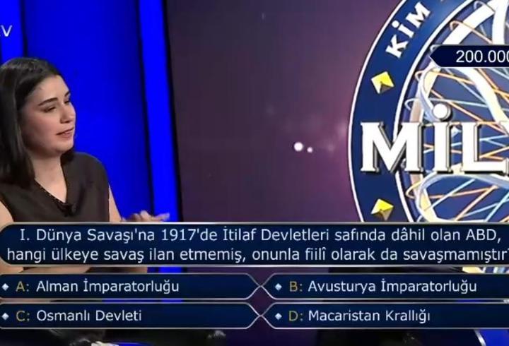 1. Dünya Savaşına 1917’de İtilaf Devletleri safında dahil olan ABD, hangi ülkeye savaş ilan etmemiş, onunla fiili olarak savaşmamıştır?