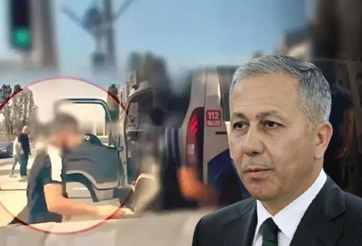 Bakan Yerlikaya ‘Gereği yapıldı’ diyerek duyurdu! Sosyal medyada gündem olan trafik saldırganı yakalandı